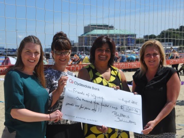 Record Volleyball proceeds smash Charity target